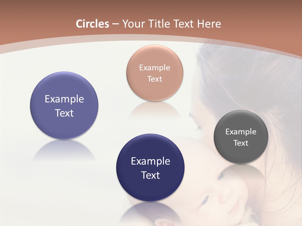 Mom With A Child PowerPoint Template