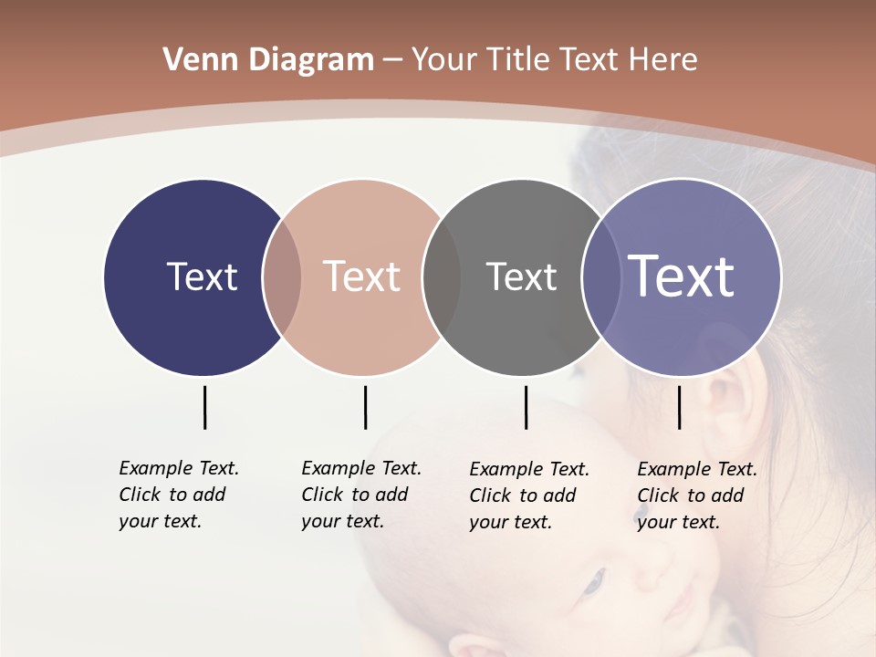 Mom With A Child PowerPoint Template