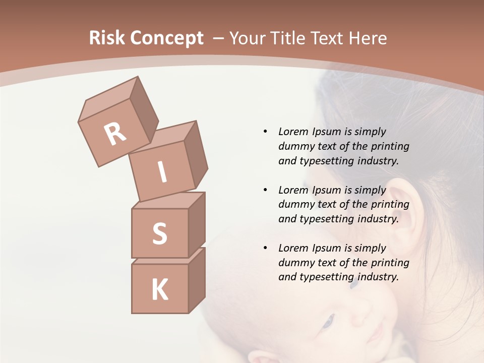 Mom With A Child PowerPoint Template