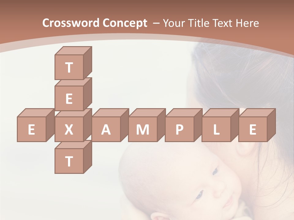 Mom With A Child PowerPoint Template