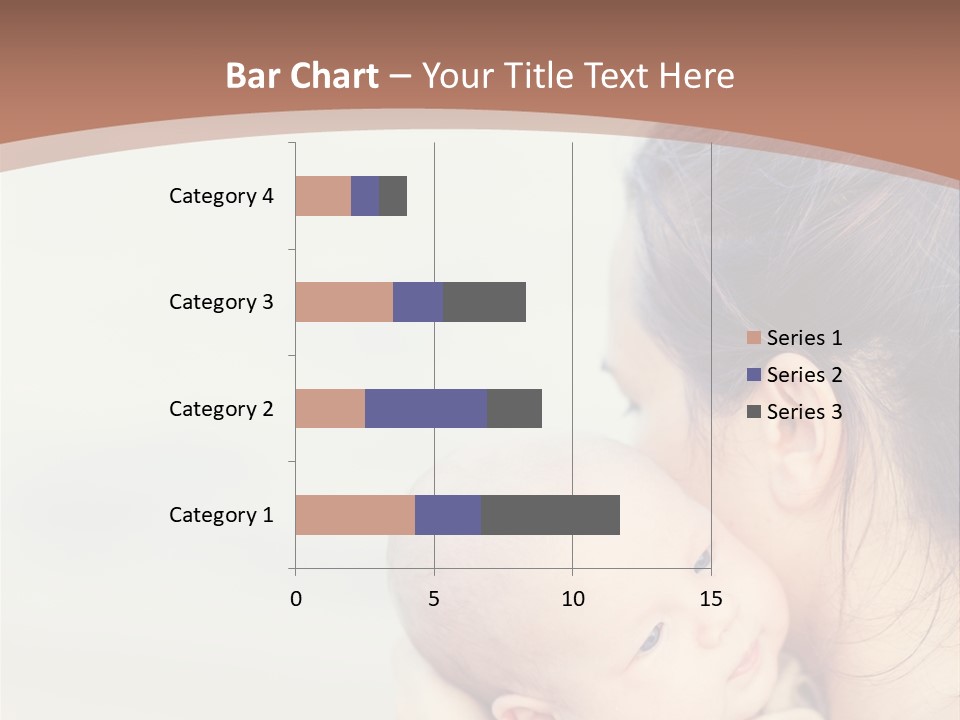 Mom With A Child PowerPoint Template