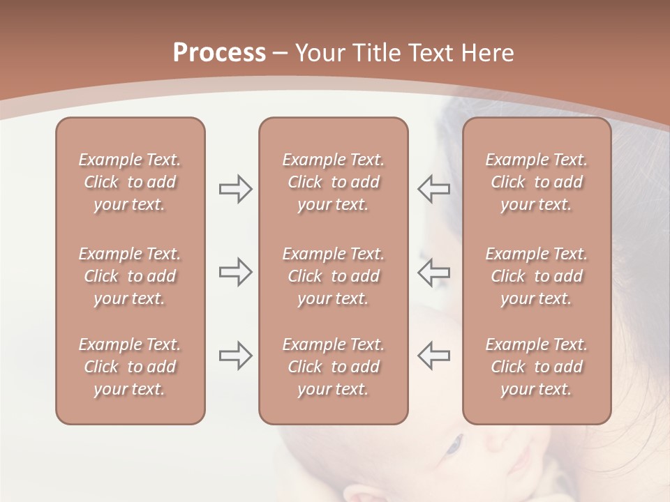 Mom With A Child PowerPoint Template