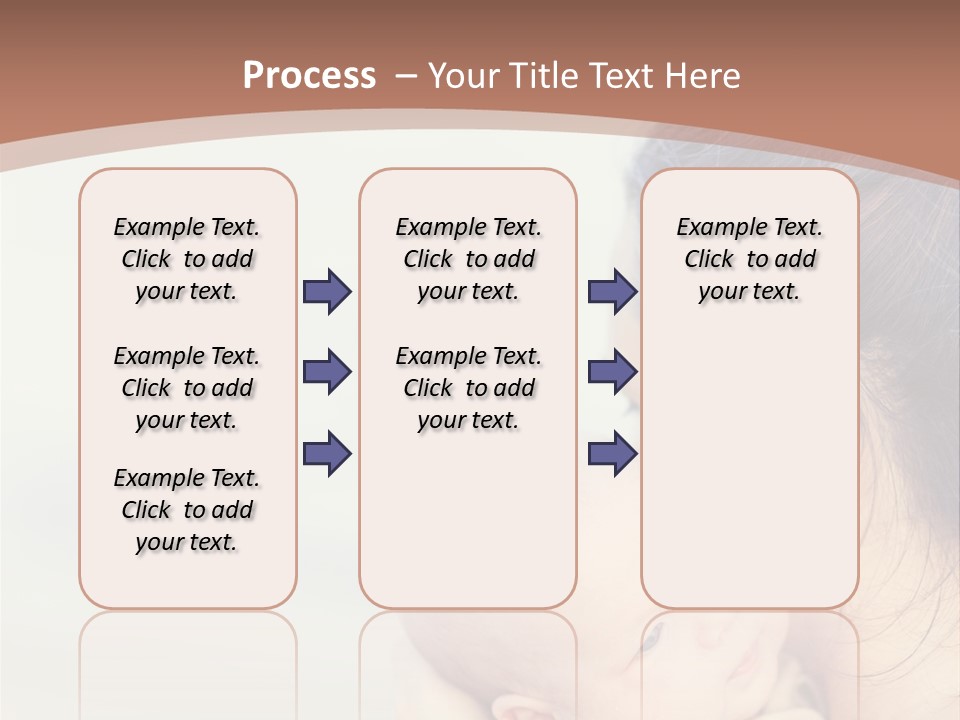 Mom With A Child PowerPoint Template