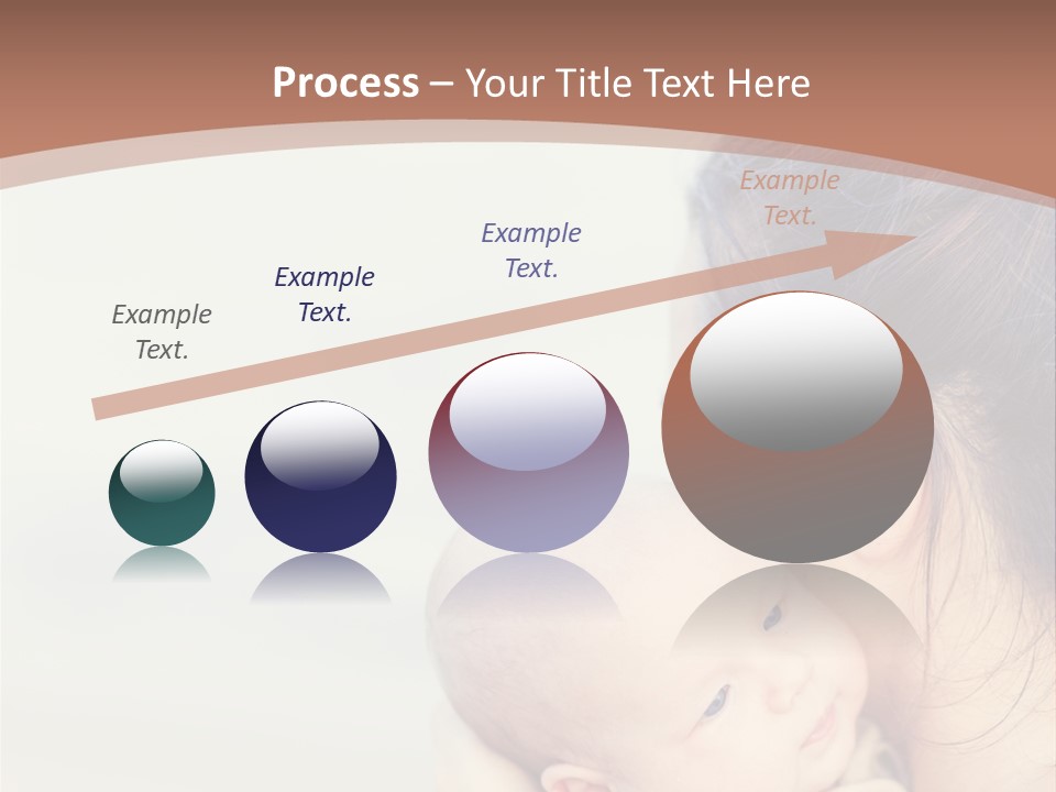 Mom With A Child PowerPoint Template