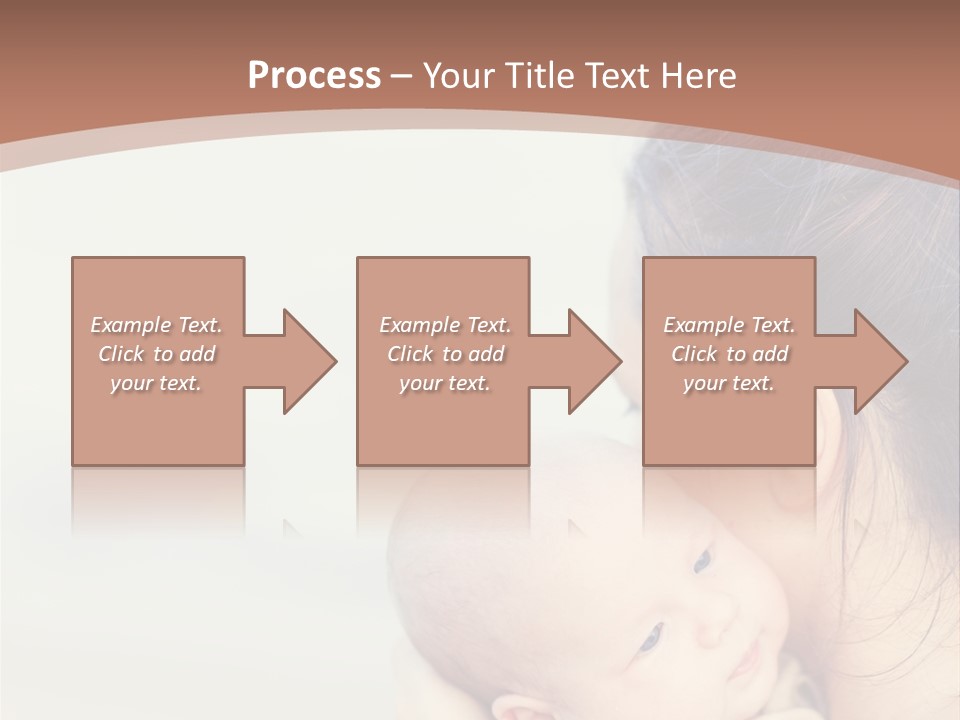 Mom With A Child PowerPoint Template