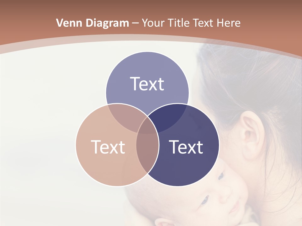 Mom With A Child PowerPoint Template