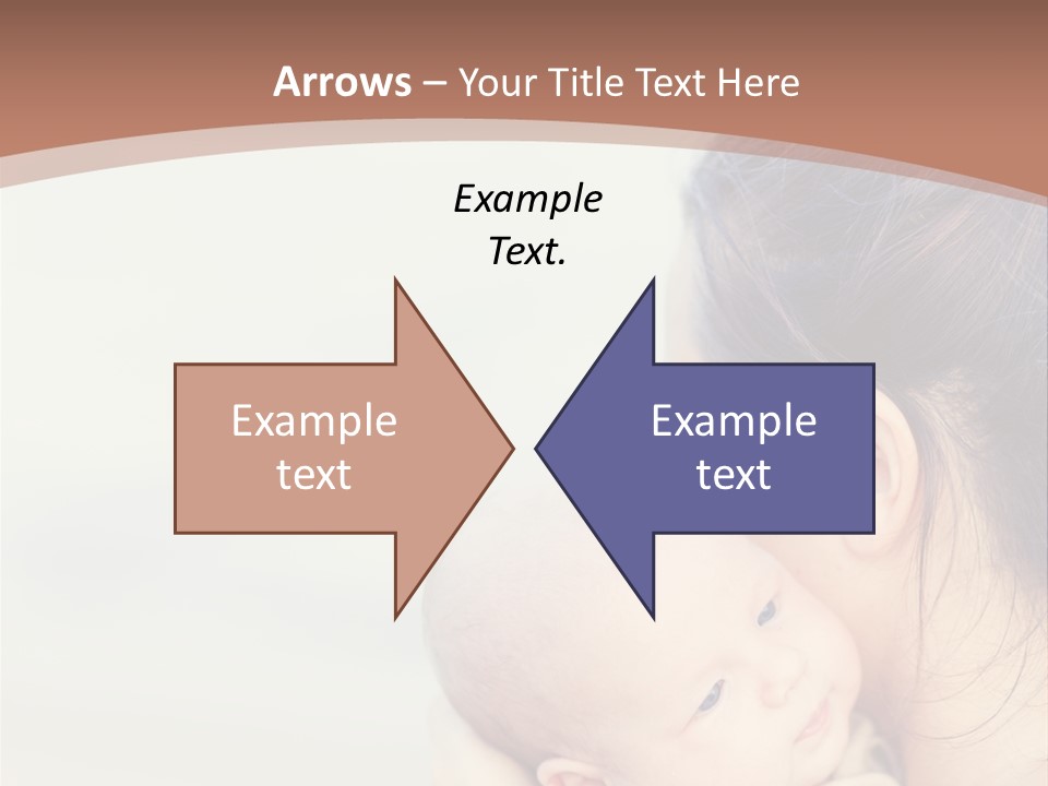 Mom With A Child PowerPoint Template