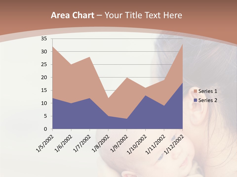 Mom With A Child PowerPoint Template