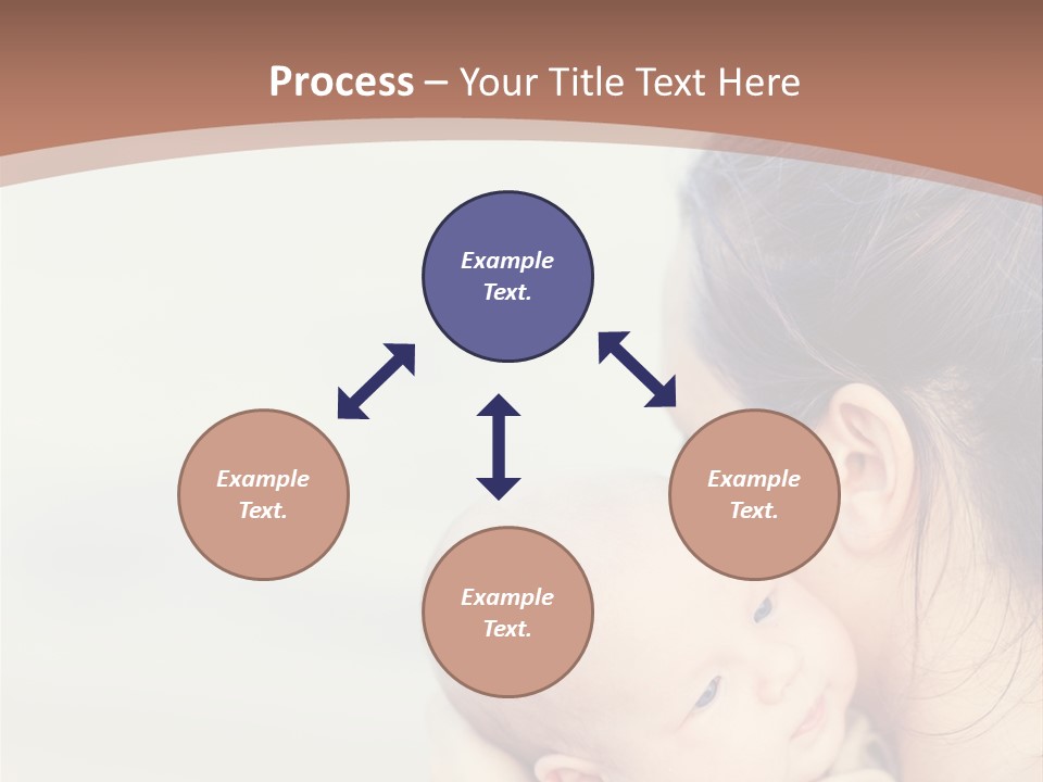 Mom With A Child PowerPoint Template