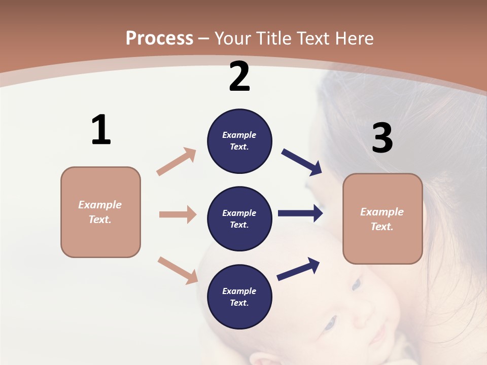 Mom With A Child PowerPoint Template