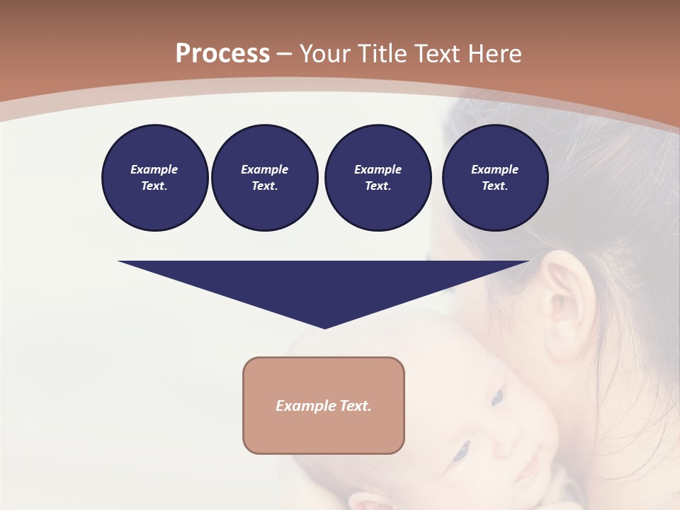 Mom With A Child PowerPoint Template