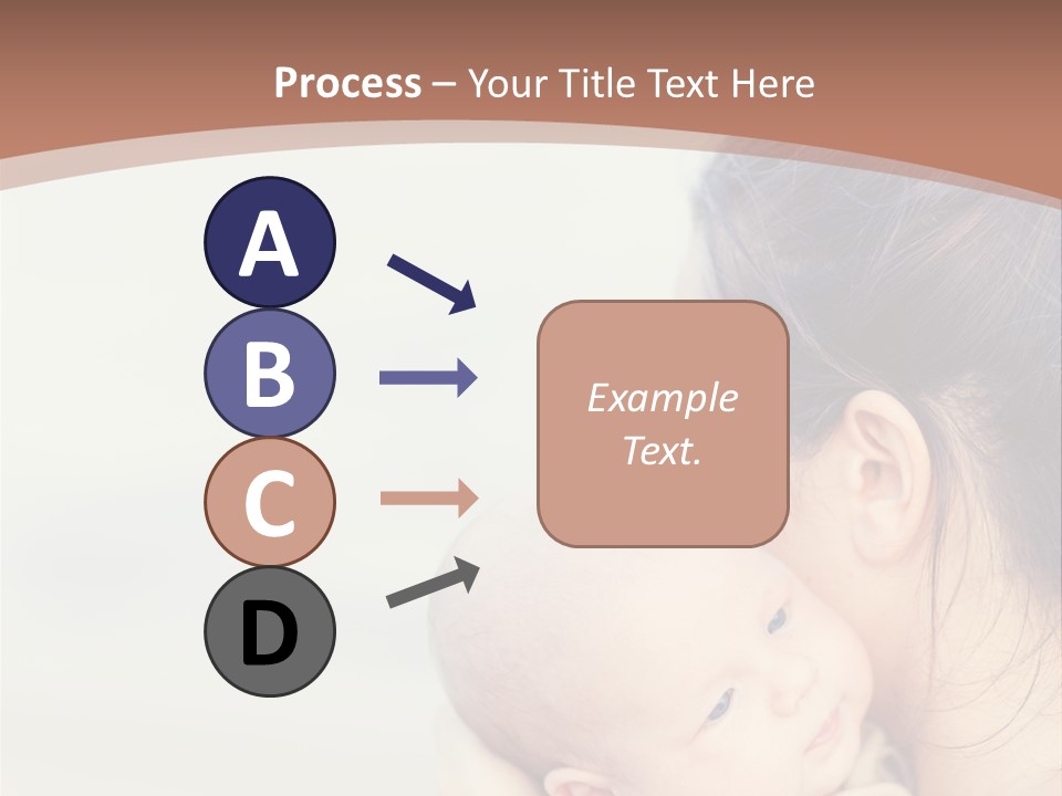 Mom With A Child PowerPoint Template