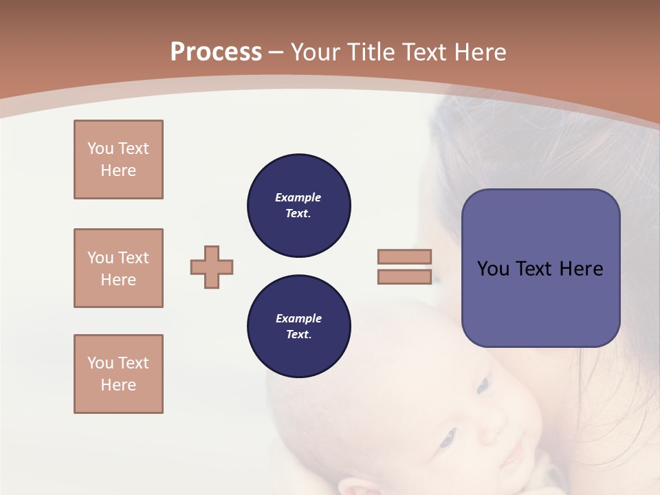 Mom With A Child PowerPoint Template
