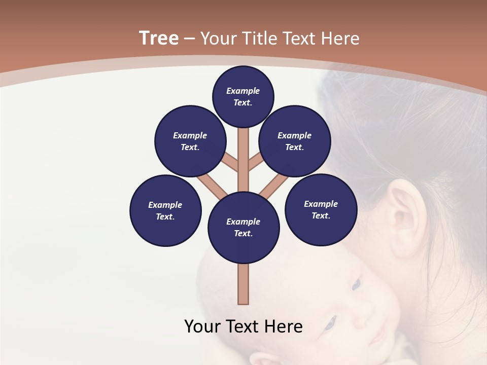 Mom With A Child PowerPoint Template