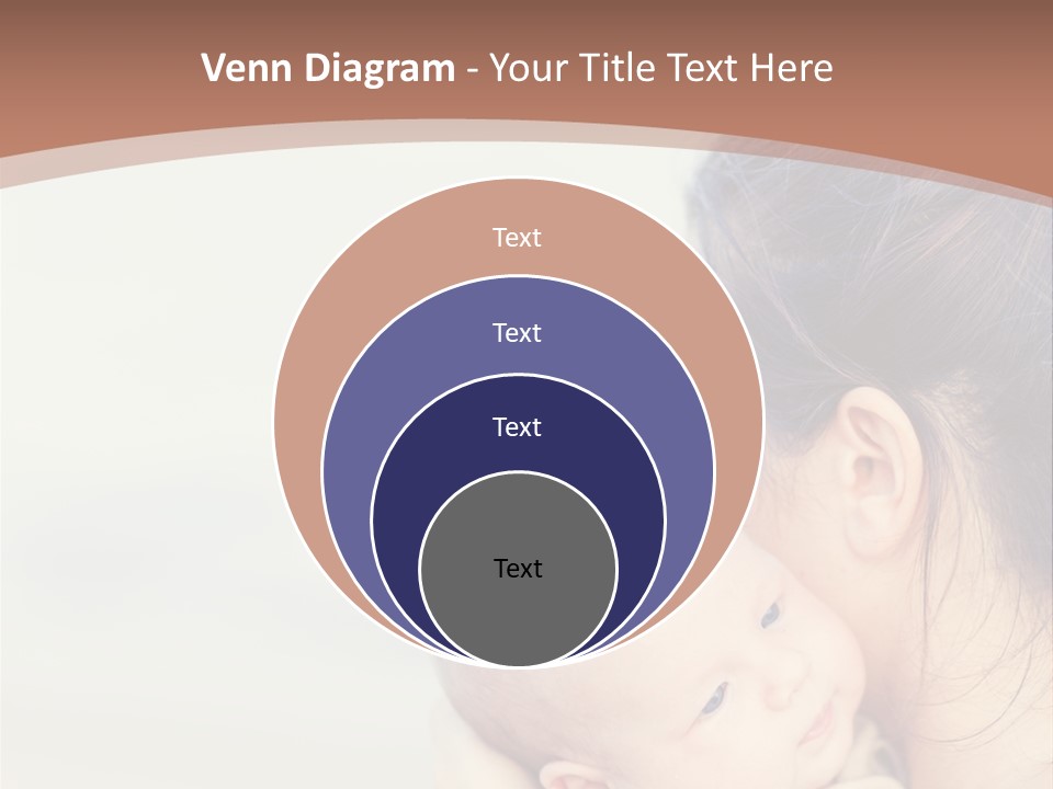 Mom With A Child PowerPoint Template
