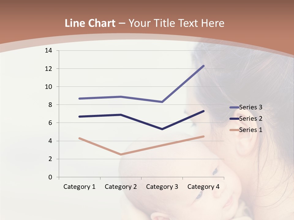 Mom With A Child PowerPoint Template