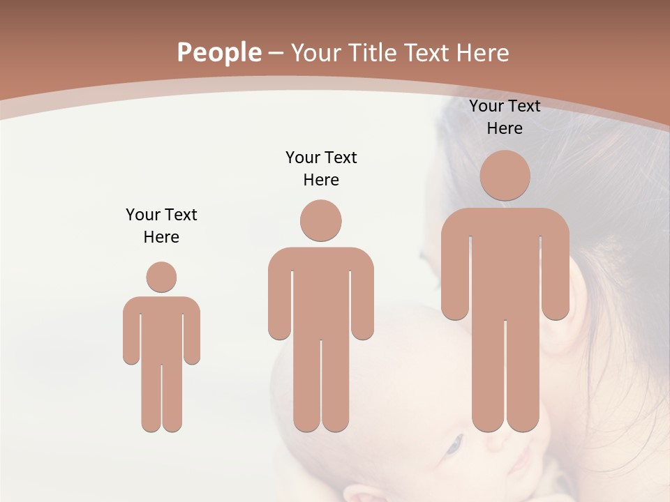 Mom With A Child PowerPoint Template