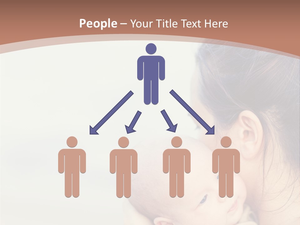 Mom With A Child PowerPoint Template