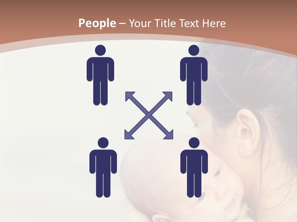 Mom With A Child PowerPoint Template