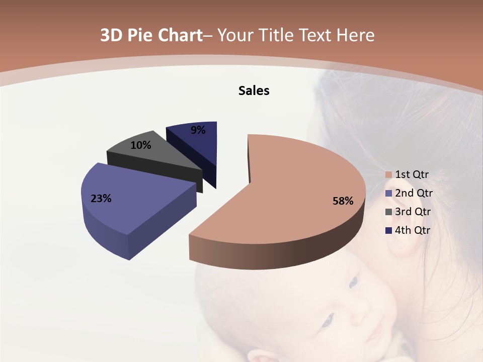 Mom With A Child PowerPoint Template