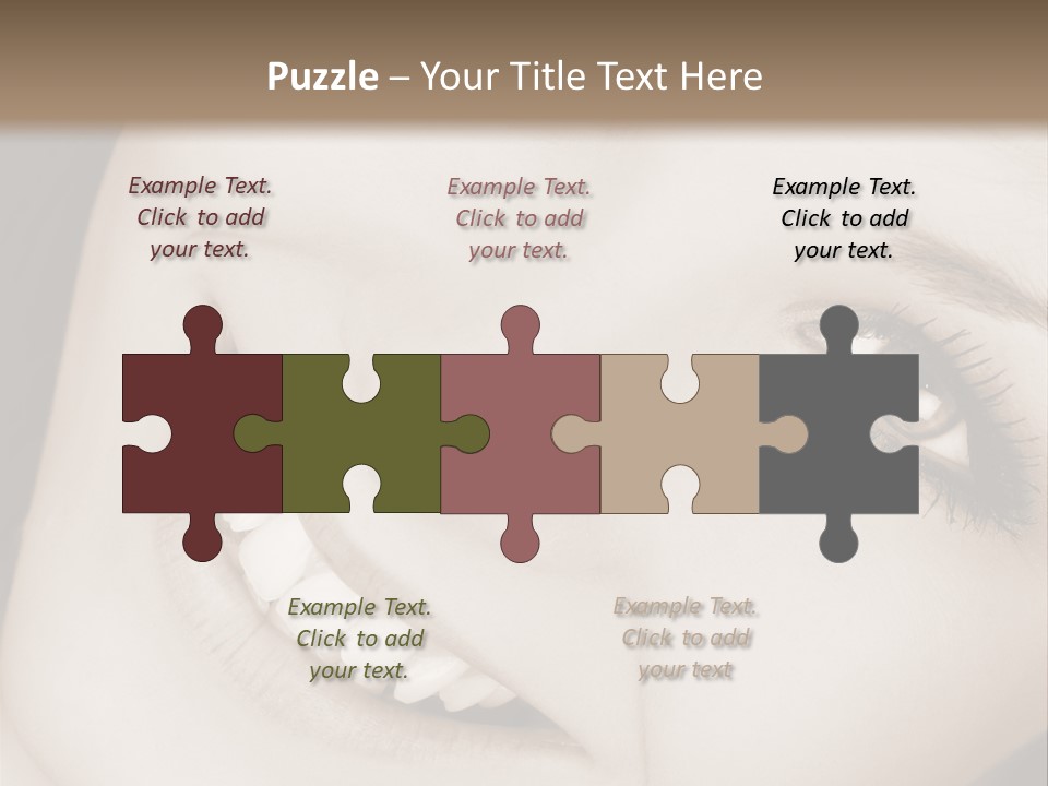 Girl Smiling PowerPoint Template