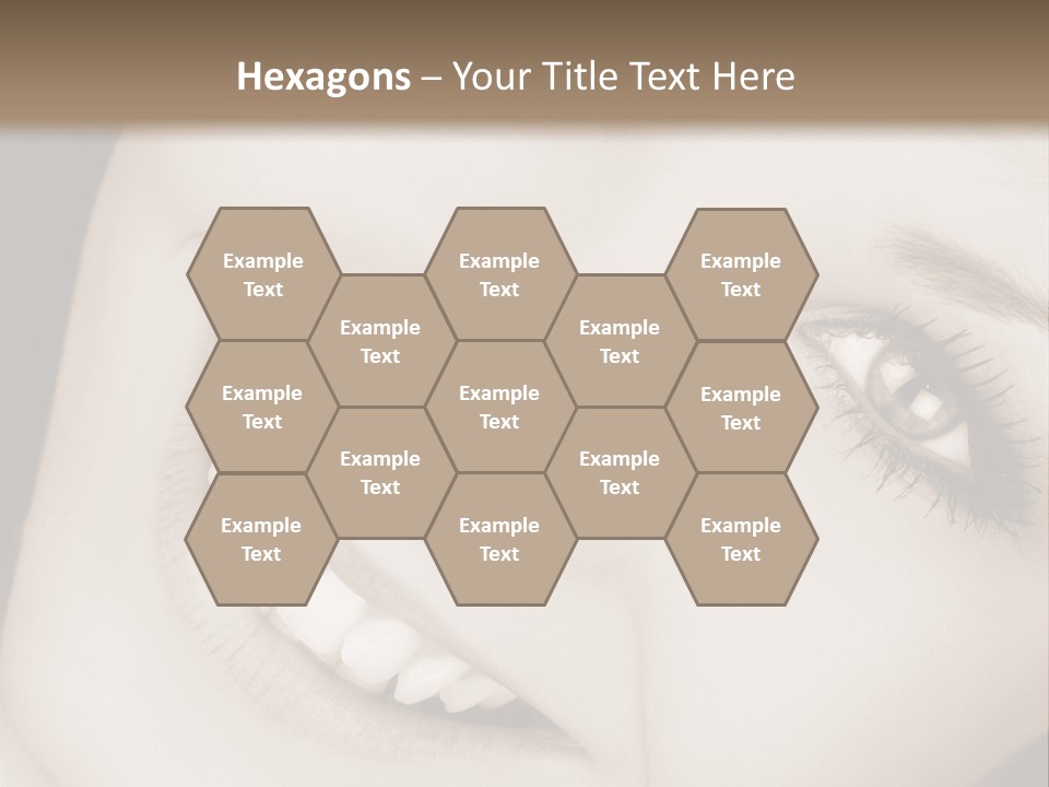 Girl Smiling PowerPoint Template