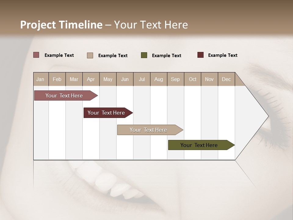 Girl Smiling PowerPoint Template
