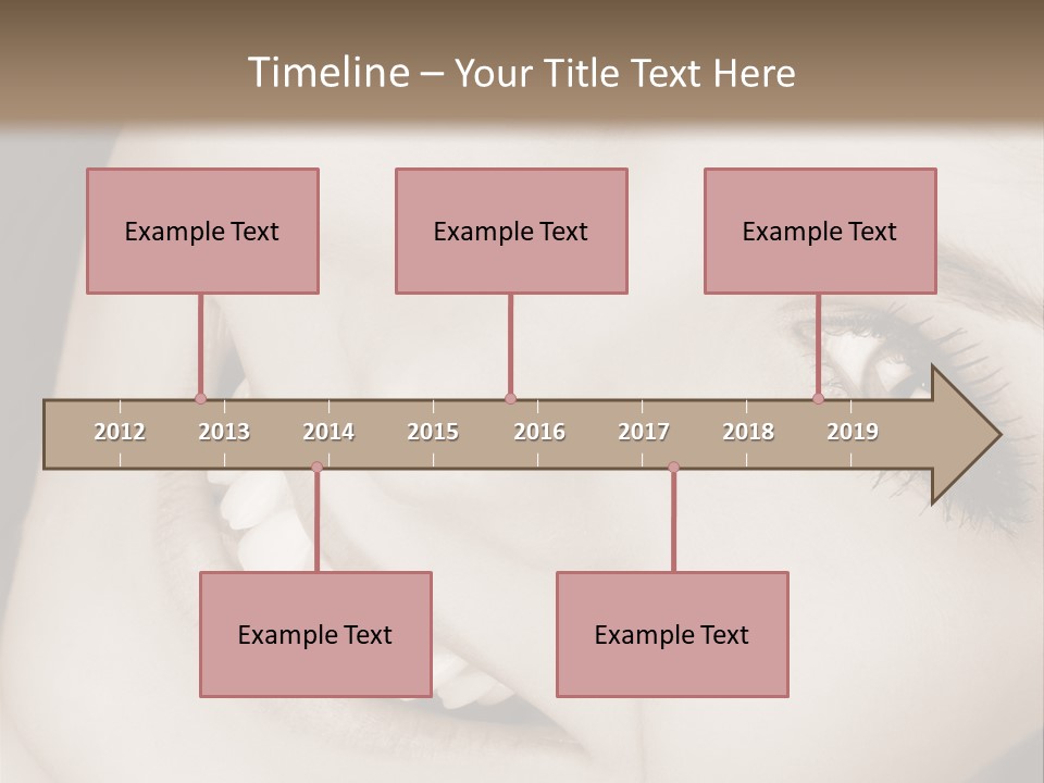 Girl Smiling PowerPoint Template