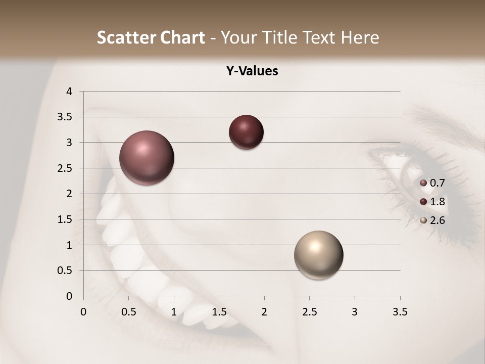 Girl Smiling PowerPoint Template