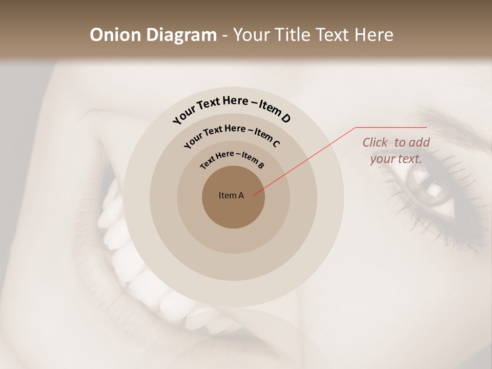 Girl Smiling PowerPoint Template