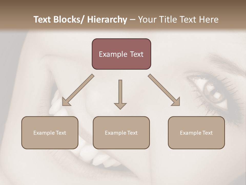 Girl Smiling PowerPoint Template