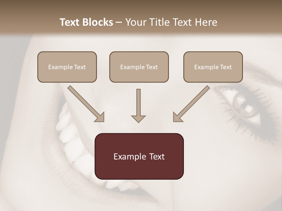 Girl Smiling PowerPoint Template