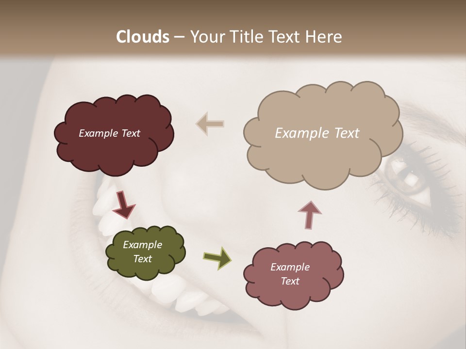 Girl Smiling PowerPoint Template