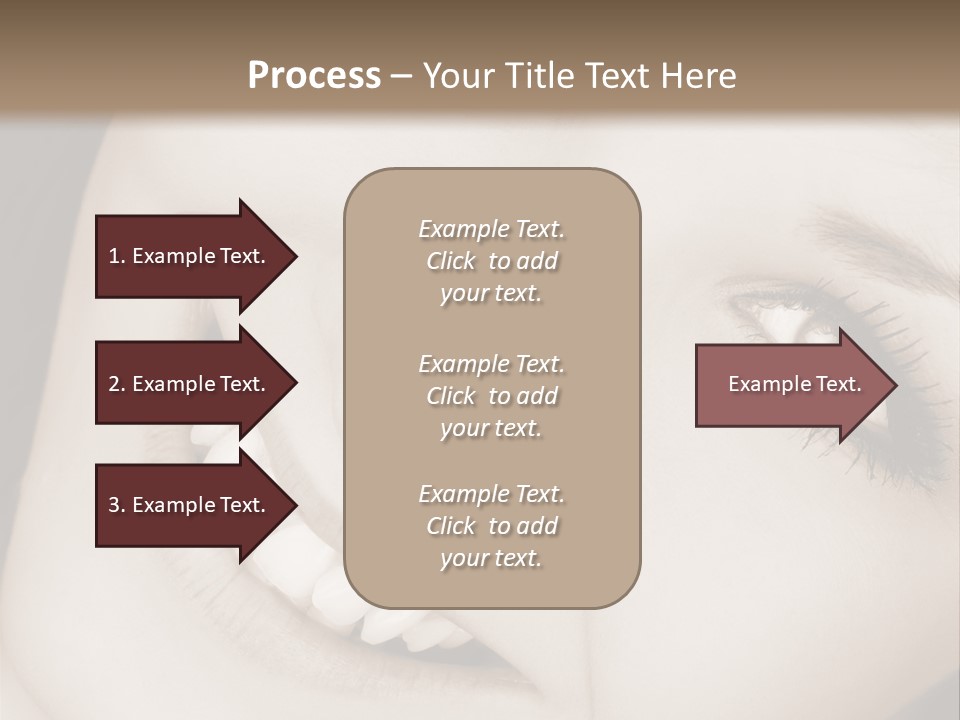 Girl Smiling PowerPoint Template