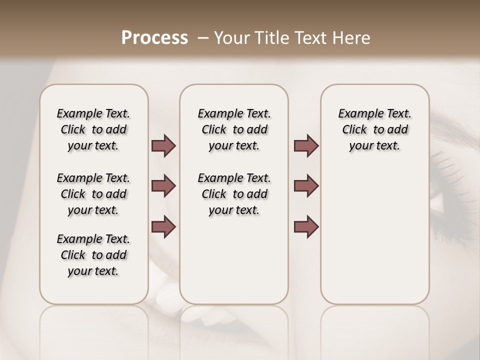 Girl Smiling PowerPoint Template