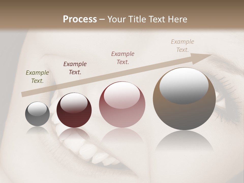 Girl Smiling PowerPoint Template