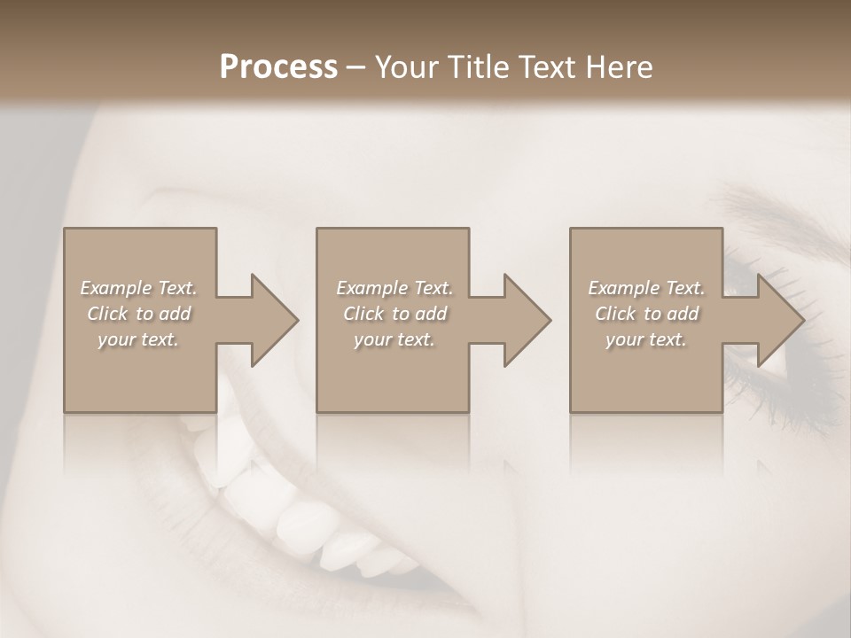 Girl Smiling PowerPoint Template