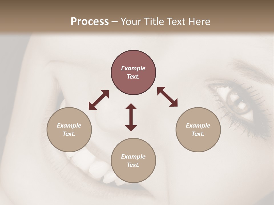 Girl Smiling PowerPoint Template