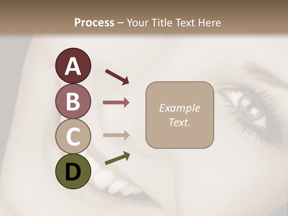 Girl Smiling PowerPoint Template