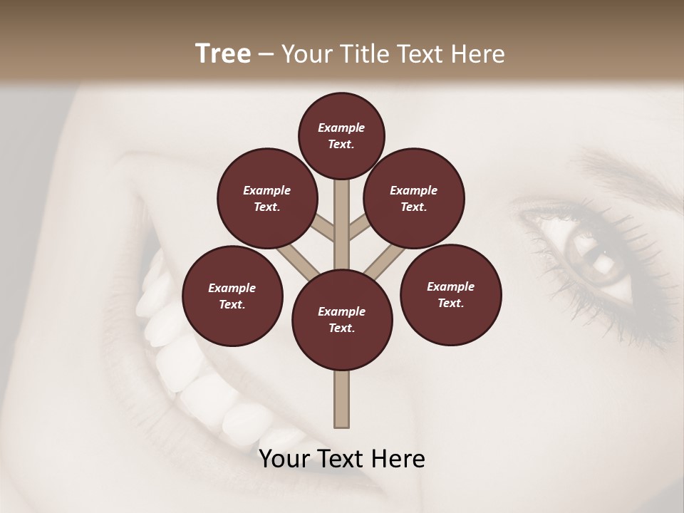 Girl Smiling PowerPoint Template