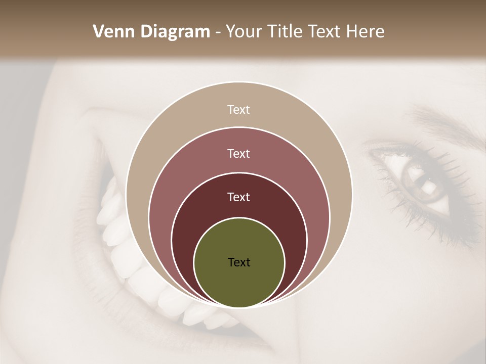 Girl Smiling PowerPoint Template