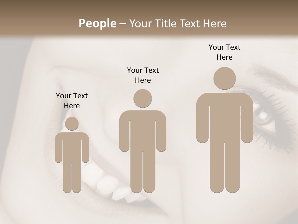 Girl Smiling PowerPoint Template