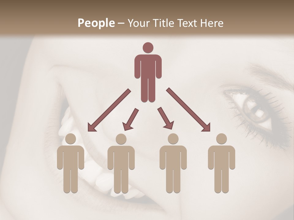 Girl Smiling PowerPoint Template