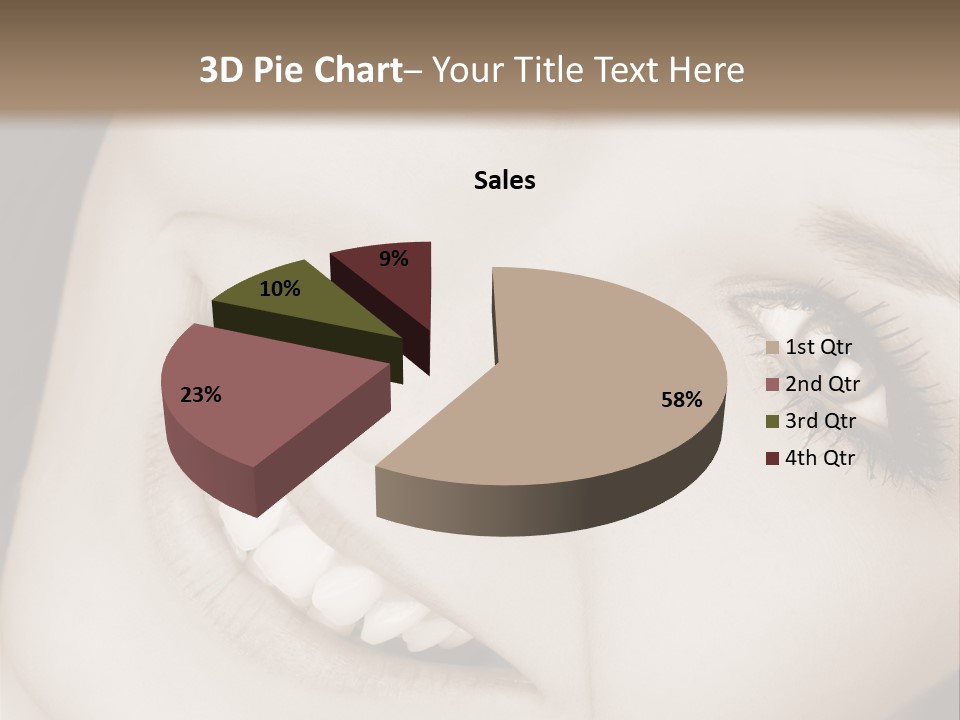 Girl Smiling PowerPoint Template