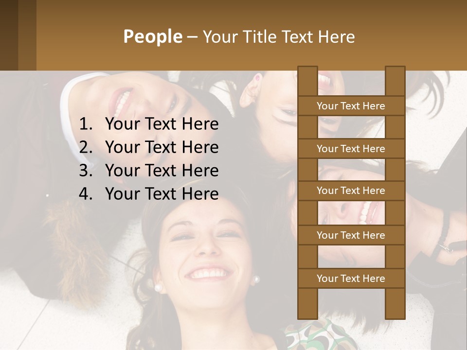 The Youth Are Fooling Around PowerPoint Template