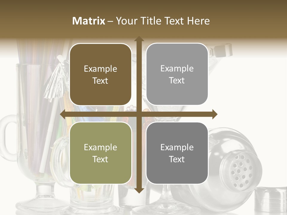 Cocktail Set PowerPoint Template