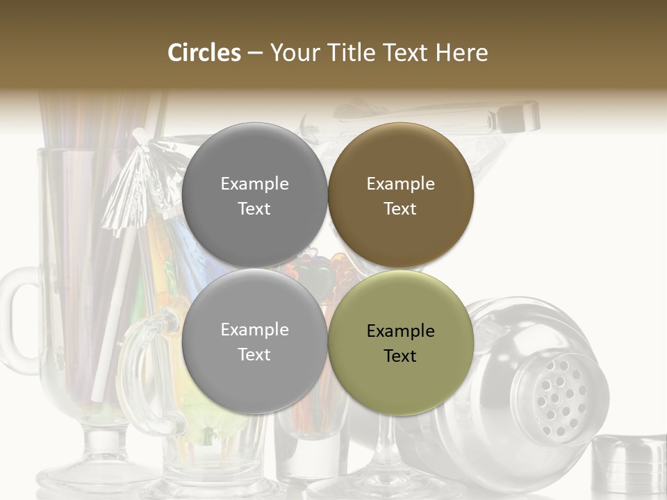 Cocktail Set PowerPoint Template