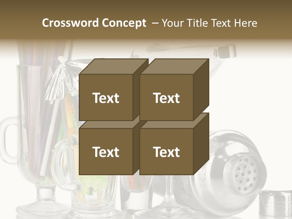 Cocktail Set PowerPoint Template