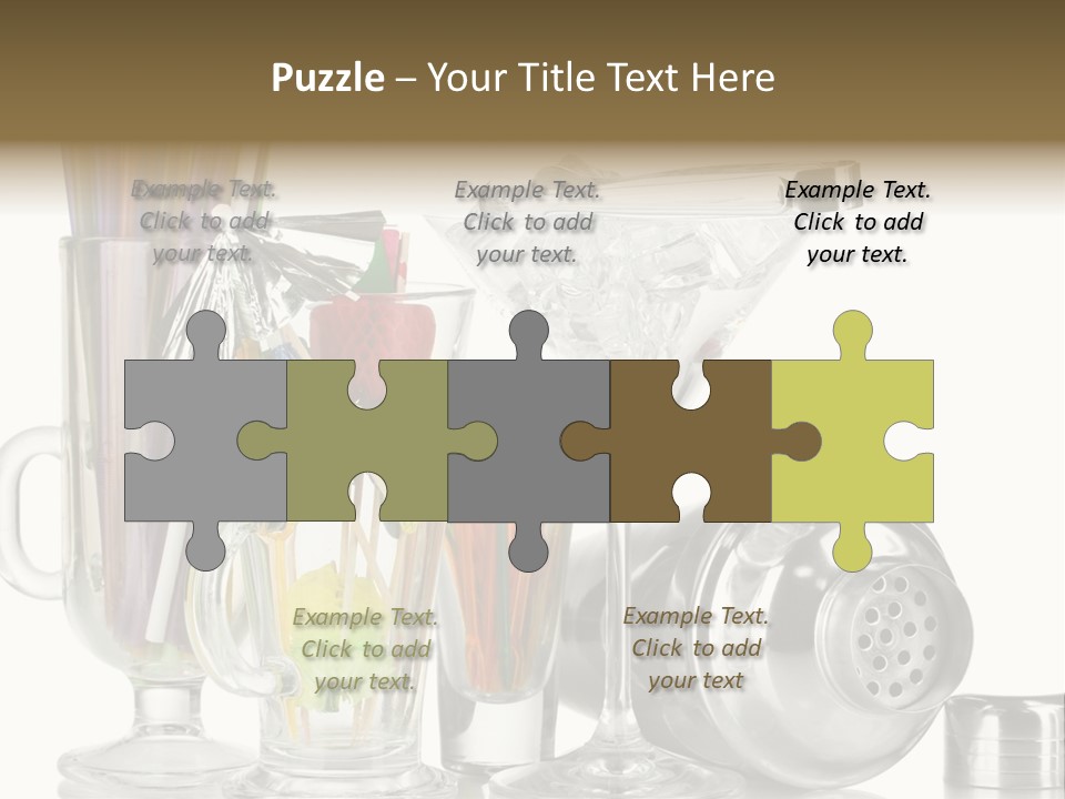 Cocktail Set PowerPoint Template