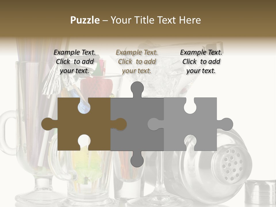 Cocktail Set PowerPoint Template